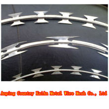 BTO/CBT10-65 Concertina Razor Wire / Razor Barbed Wire / Galvanized Razor Wire ---- 30 years factory